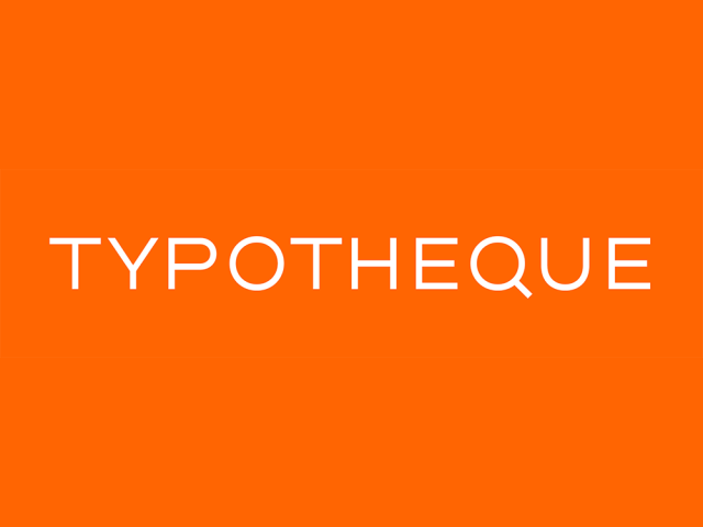 Typotheque wordmark orange 1000x750